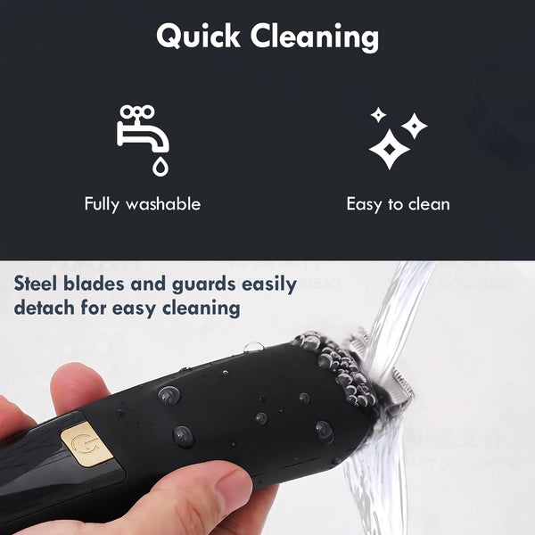 Beard/Hair Shaver for Men, All-in-One Grooming Kit with Trimmer
