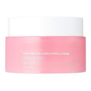 PDRN Pink Collagen Capsule Cream Face Moisturizer for Glass Skin