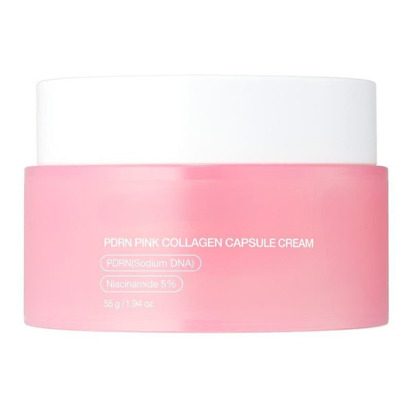 PDRN Pink Collagen Capsule Cream Face Moisturizer for Glass Skin