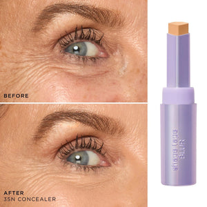 Big Stick Energy Duo – Concealer Stick and Blending Brush for Dark Circles and Pores