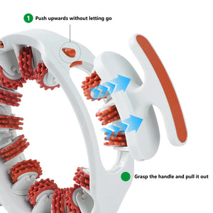 Manual Push-Pull Roller for Thigh, Calf & Waist Massage