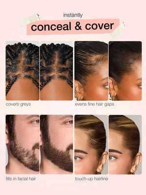 Dab & Go Hair Concealer for Gray Coverage, Root Touch-Up & Regrowth