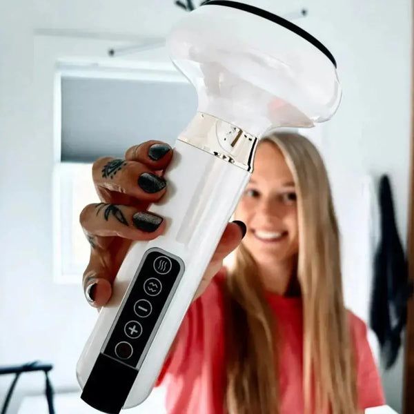Heated Cupping Body Massager with Suction and Heat, Cordless