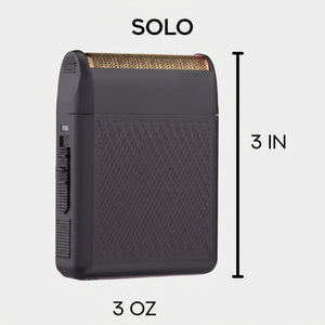 Trimmer Solo Mini Foil Shaver for Men, Cordless USB Rechargeable