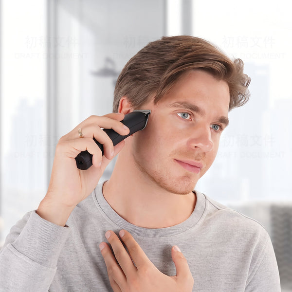 Beard/Hair Shaver for Men, All-in-One Grooming Kit with Trimmer