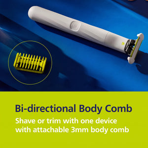Intimate Pubic Groomer & Shaver, Stainless Steel, IPX7 Waterproof