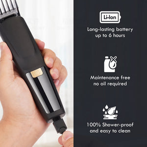 Beard/Hair Shaver for Men, All-in-One Grooming Kit with Trimmer