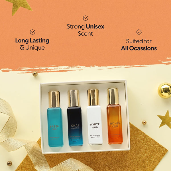 Him & More Set, 8 in 1 Men's Perfume Gift Set, Long-Lasting EDP