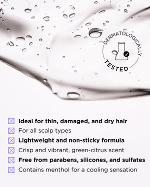 Scalp Revitalizing Solution Hair Thickening Roll On Serum featuring Niacinamide