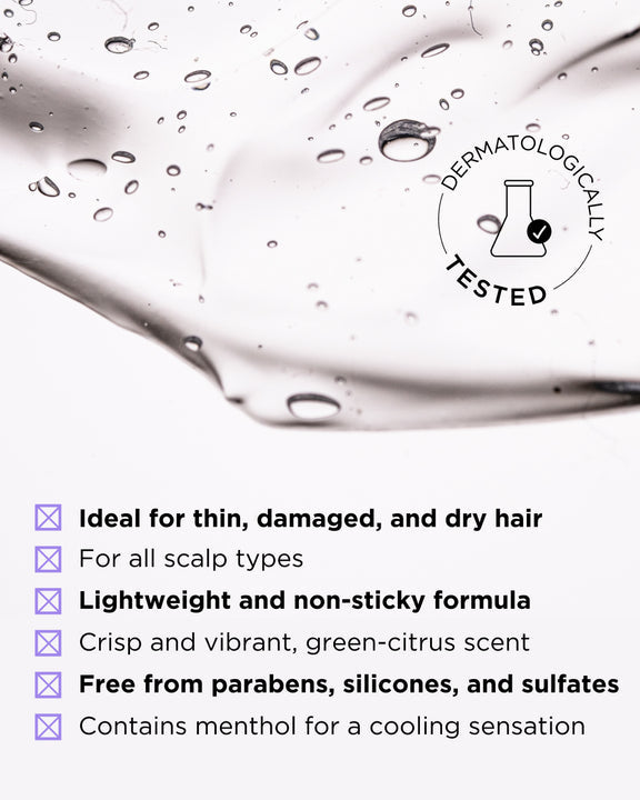 Scalp Revitalizing Solution Hair Thickening Roll On Serum featuring Niacinamide