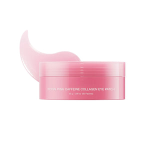 PDRN Pink Caffeine Collagen Eye Patch for Puffiness and Dark Circles