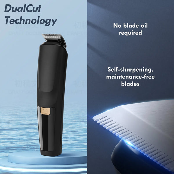 Beard/Hair Shaver for Men, All-in-One Grooming Kit with Trimmer
