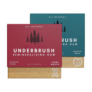 Underbrush Remineralizing Chewing Gum featuring Nano-Hydroxyapatite