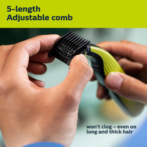 360 Face Electric Trimmer and Shaver, Stainless Steel, Wet & Dry