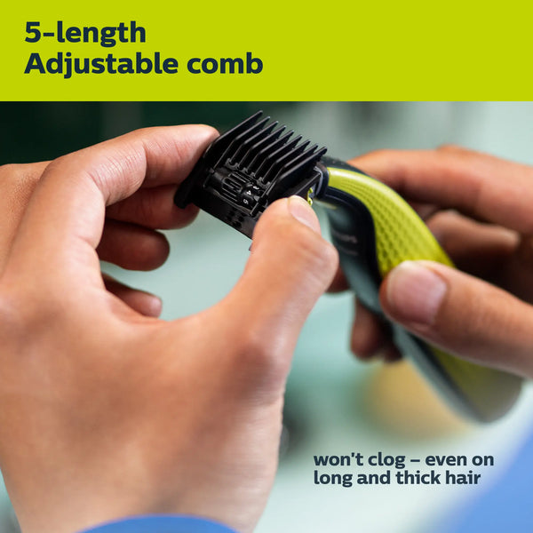 360 Face Electric Trimmer and Shaver, Stainless Steel, Wet & Dry