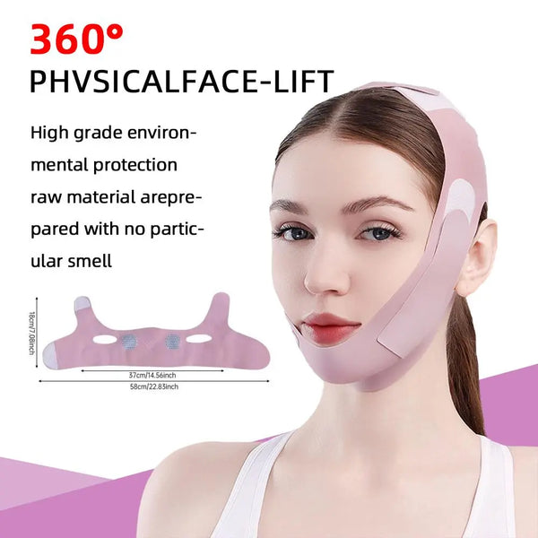 Graphene V-Line Mask, Chin Up Face Lifting Strap for Jawline