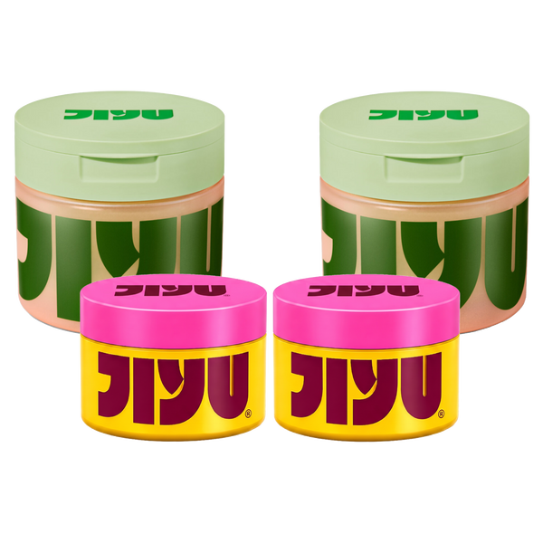 JiYu Anti-Aging Glow-Up Bundle with Renewal Toner Pads and NAD+ Moisturizing Cream