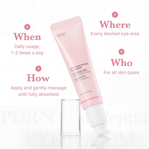 PDRN Pink Peptide Eye Serum for Dark Circles, Puffiness & Fine Lines