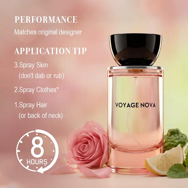 Voyage Nova for Unisex Wear, Fresh Scent & Long-Lasting Fragrance