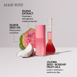 Guava Goodiez Hydrating Lip + Body Duo for Dry Skin and Body Care