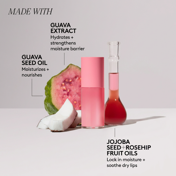 Guava Goodiez Hydrating Lip + Body Duo for Dry Skin and Body Care
