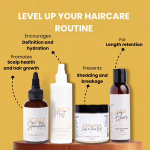 Moisturize & Seal Bundle for Dry Hair, Scalp Care and Fuller-Looking Hair