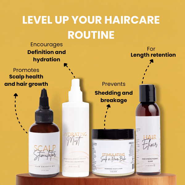 Moisturize & Seal Bundle for Dry Hair, Scalp Care and Fuller-Looking Hair