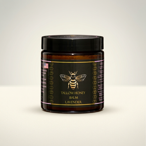 Tallow Honey Balm for Dry Skin with Honey for Dry Patches, Rough Texture & Body Care