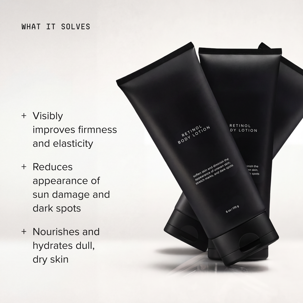 Retinol Body Lotion with Shea Butter for Dark Spots and Elasticity