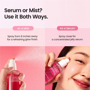 Collagen Peptide Jelly Mist with PDRN for Firming and Hydration