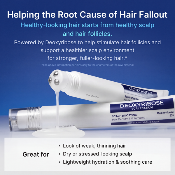 Deoxyribose Scalp Serum with Rosemary and Caffeine for Fuller Hair