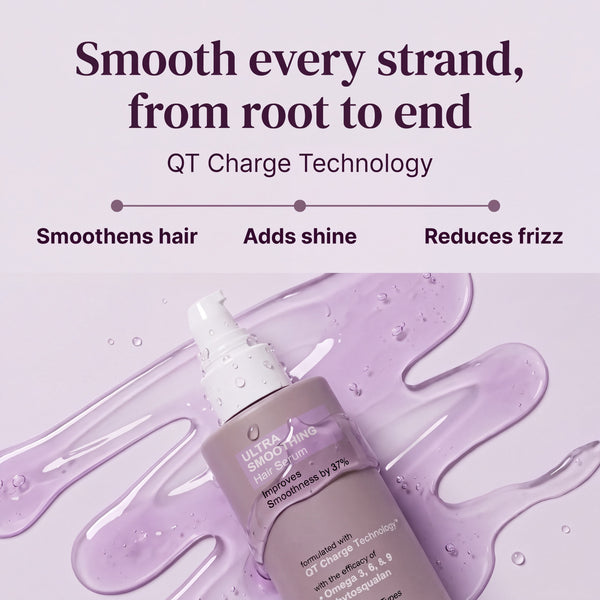 Ultra Smoothing Hair Serum with Niacinamide for Frizz and Split Ends