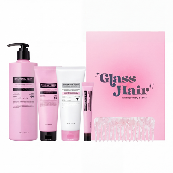 Rosemary PDRN Hair Care Set with Biotin and Caffeine for Fuller Hair