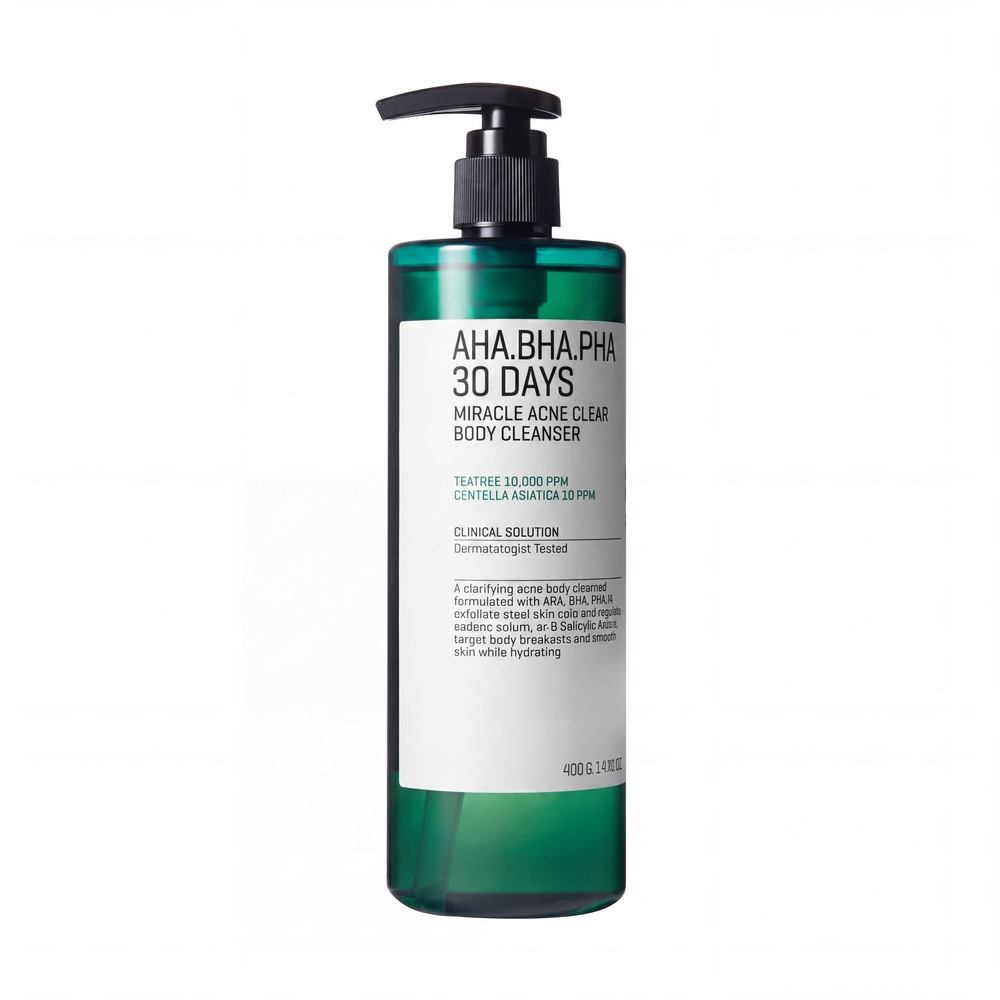 AHA-BHA-PHA 30 Days Miracle Acne Body Cleanser with Tea Tree and Centella