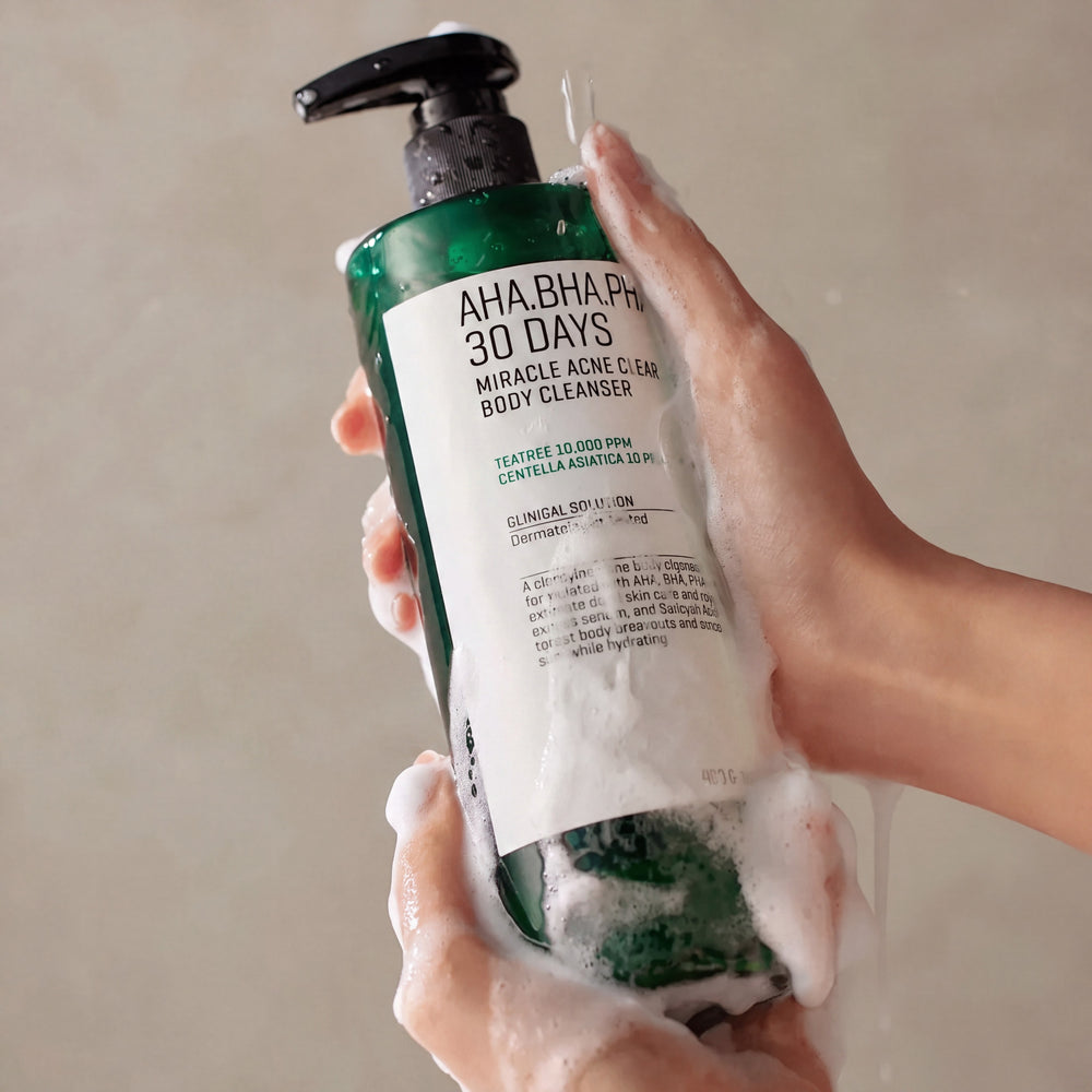 AHA-BHA-PHA 30 Days Miracle Acne Body Cleanser with Tea Tree and Centella