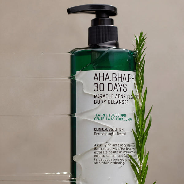 AHA-BHA-PHA 30 Days Miracle Acne Body Cleanser with Tea Tree and Centella