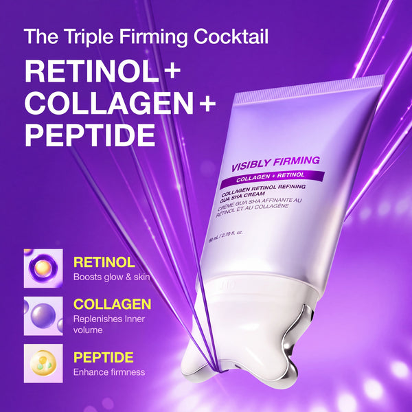 Collagen Retinol Refining Gua Sha Cream with Peptides for Neck Firming