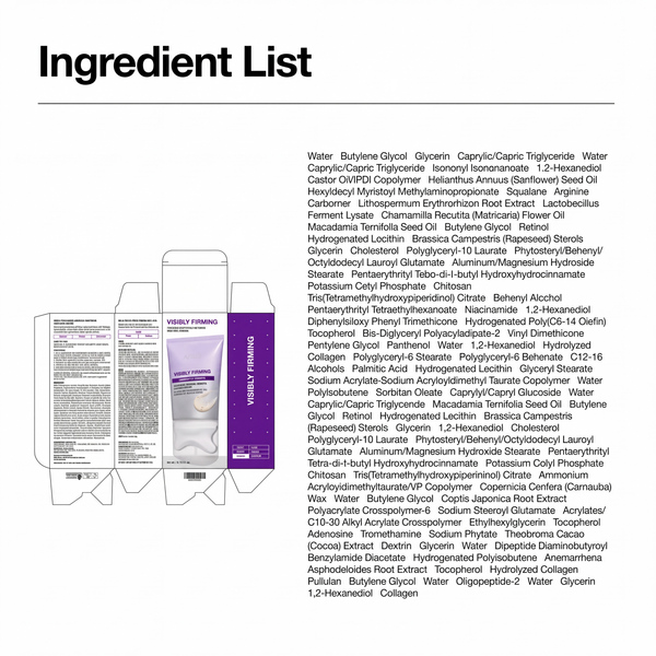 Collagen Retinol Refining Gua Sha Cream with Peptides for Neck Firming