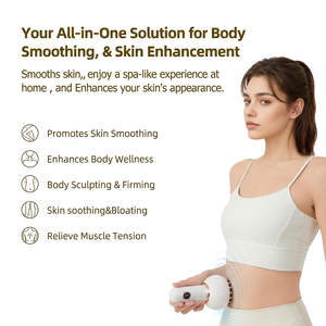 Heated Vibration Body Massager for Smooth Skin & Relaxation
