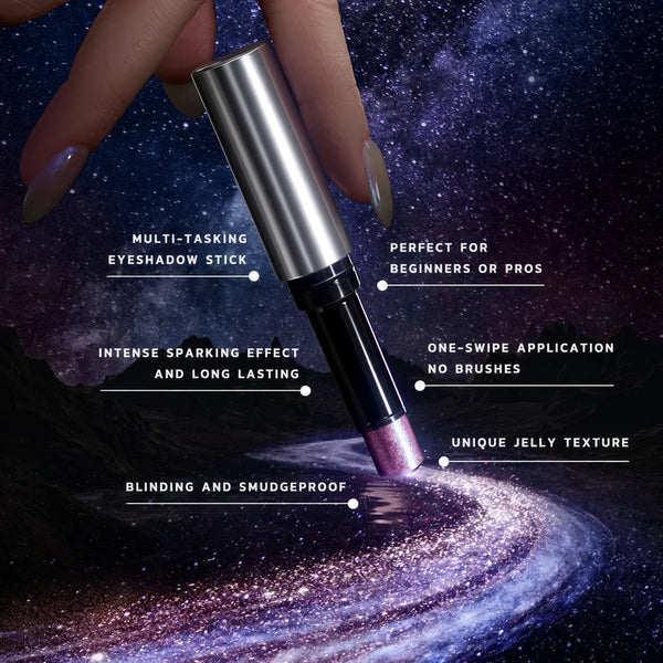 Gel Eyeshadow Stick for High-Impact Shine, Crease-Free Wear, Metallic Color & All-Day Hold