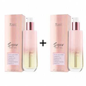 Super Glow Scented Body Oil Duo Pack for Glowing Skin, Dry Skin, Dullness & Body Hydration