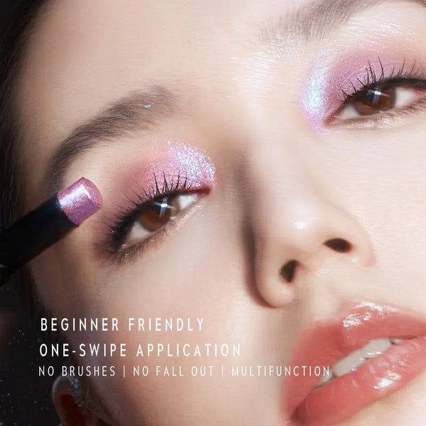Gel Eyeshadow Stick for High-Impact Shine, Crease-Free Wear, Metallic Color & All-Day Hold