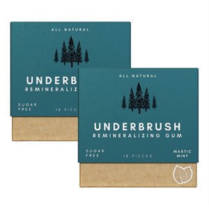 Underbrush Remineralizing Chewing Gum featuring Nano-Hydroxyapatite