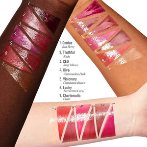 Speak Love Lip-Plumping Glossy Lip Balm for Dry Lips, Hydration and Fine Lines