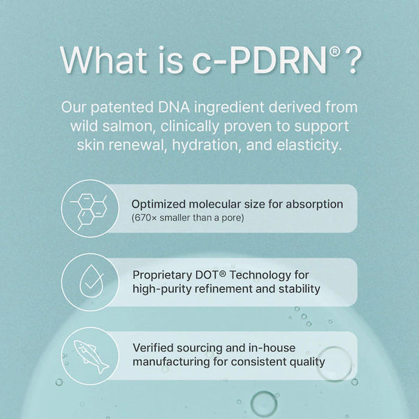 Dual Effect Ampoule DOT DUAL c-PDRN Salmon DNA Face Serum with Ceramide NP for Anti Aging