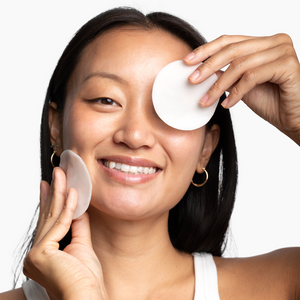 JiYu Anti-Aging Glow-Up Bundle with Renewal Toner Pads and NAD+ Moisturizing Cream
